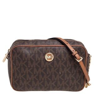 Michael Kors Jet Set Printed Logo Crossbody Bag